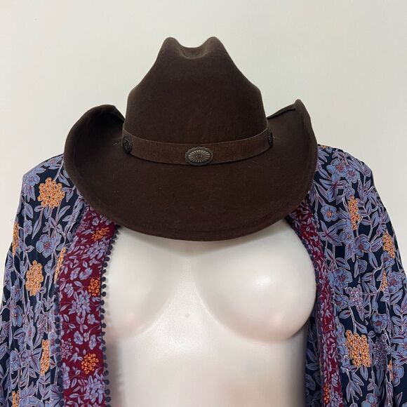 Bullhide 100% wool Hop a long cowboy hat - Picture 1 of 8